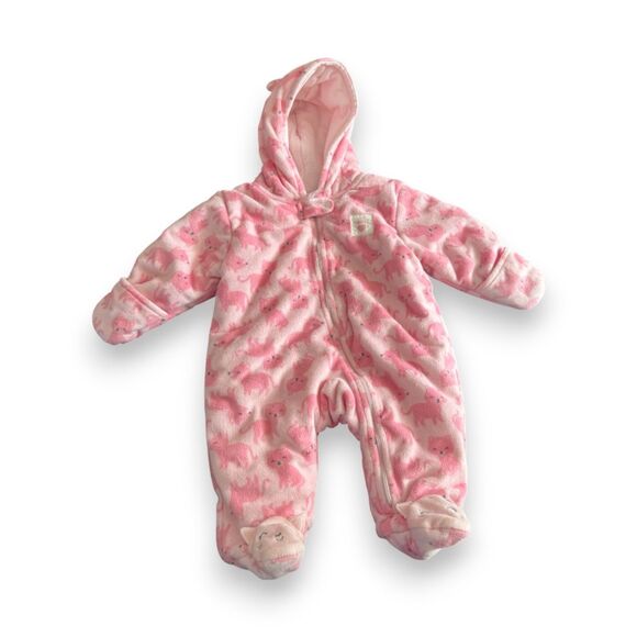 Carter's Cat Fleece Bunting 3M - Picture 1 of 3